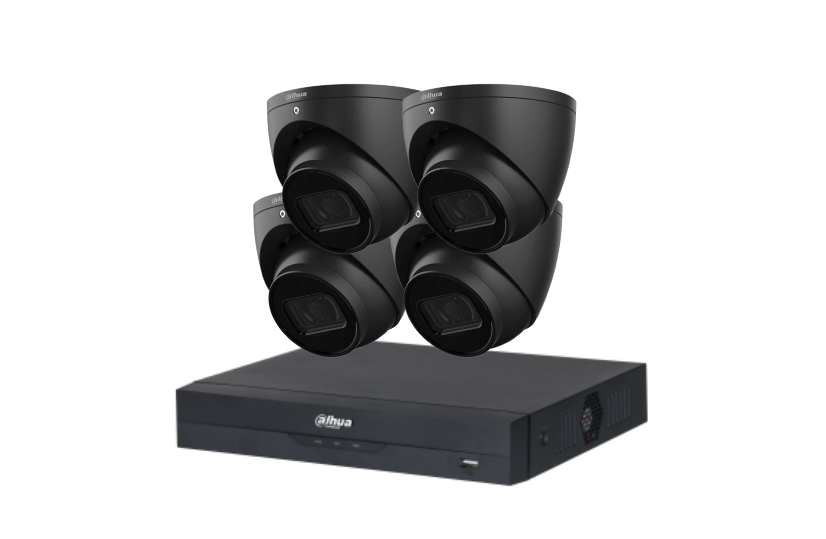 Dahua 6 MP + 4 Channels Kit: 4 x 6mp Turret Cameras, AI NVR Product vendor