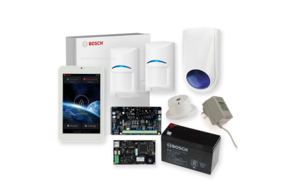 Bosch 2000 Series (8 Zone) Alarm Kit with 7″ TouchOne Code Pad, 2 x Bosch Gen2 Quad PIRS and IP Module