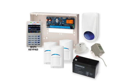 Bosch 6000 Series Alarm Kit with Smart WIFI Keypad, 3 x Bosch Gen2 PIRS and Accessories