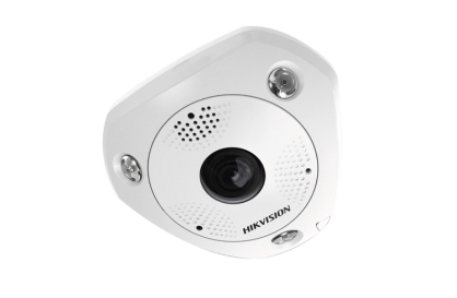 Hikvision DS-2CD63C5G0-IVS 12MP Outdoor Fisheye Camera, Immervision Lens, 15m IR, Built-in Mic, IP66, 1.29mm