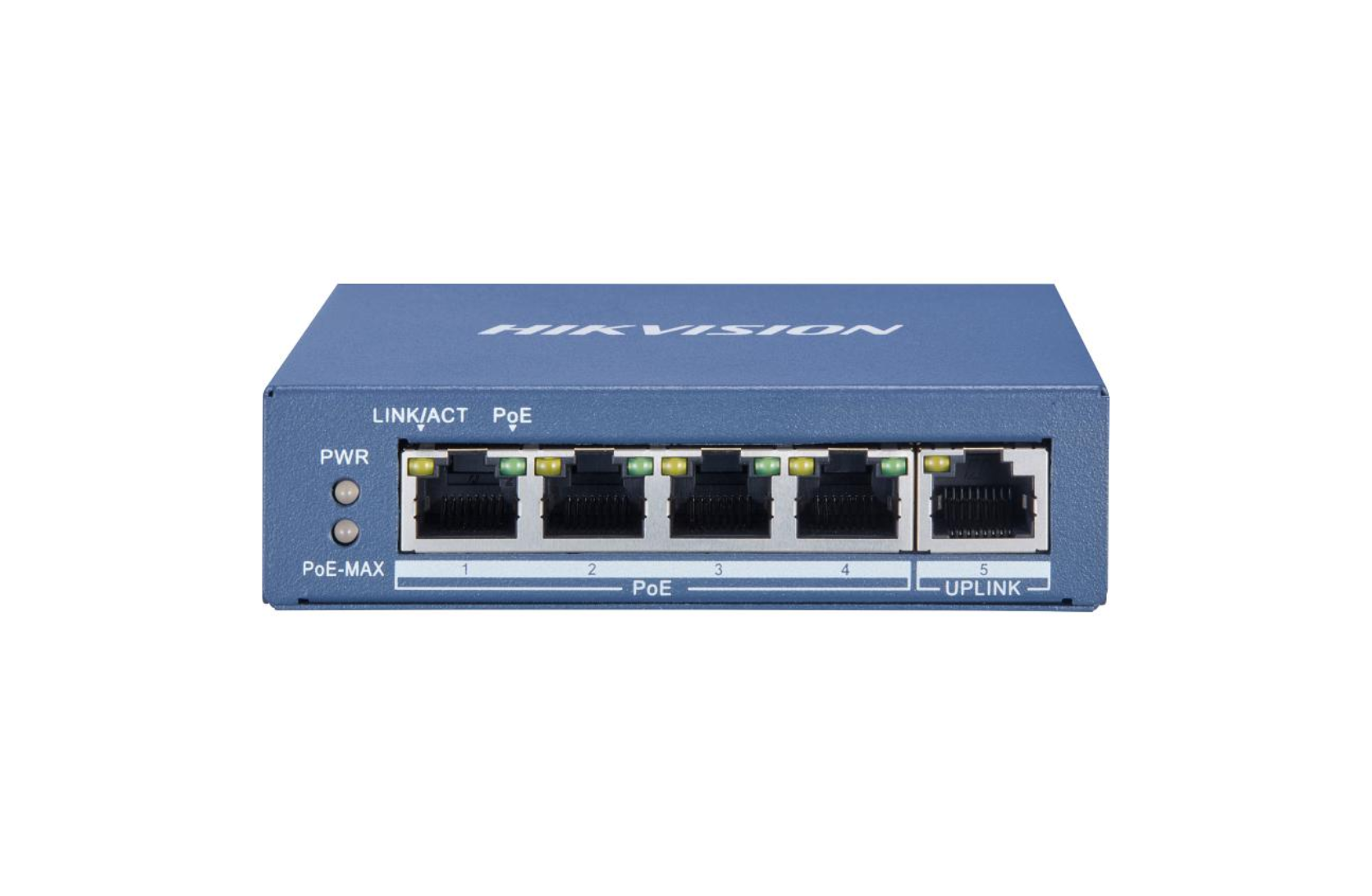 Hikvision DS-3E0505P-E/M 4 Port Gigabit Unmanaged POE Switch Product vendor