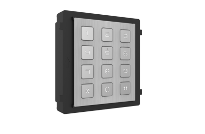 Hikvision DS-KD-KP/S 2nd Gen Intercom Keypad Module, IP65, 12VDC, Stainless Steel