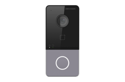 Hikvision DS-KV6113-WPE1 2nd Gen IP Villa Door Station, 1 Button, 2MP, 12VDC/POE, Wi-Fi, Mifare