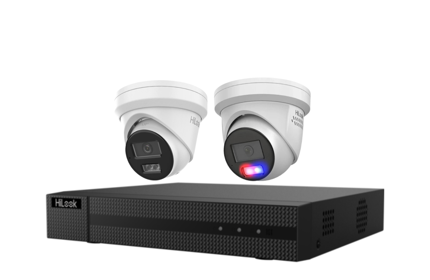 HiLook 6MP 2 Camera Kit with AI IntelliSense, Full-Color Built-in Audio, 4CH 4K NVR Product vendor