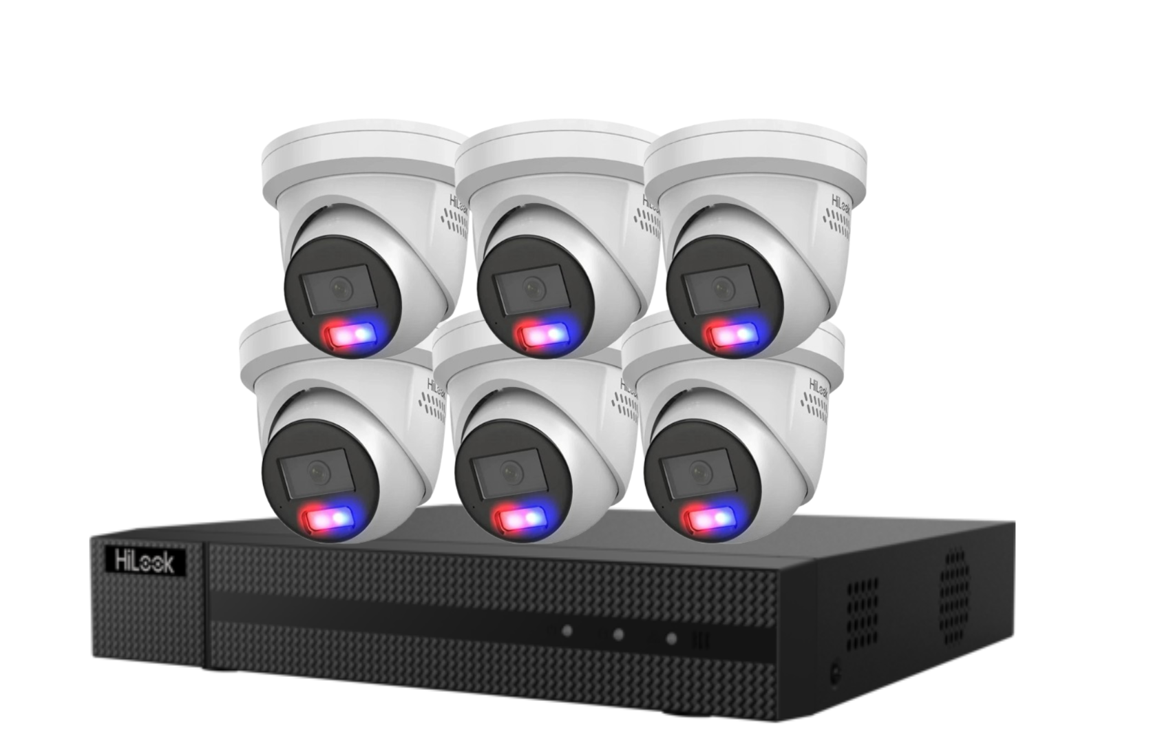 HiLook by Hikvision 6MP Acusense 6 Camera , 8CH NVR Kit – ACDC All in one Camera with Colour Deterrance Product vendor