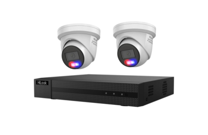 HiLook 2 x 8MP Cameras CCTV Kit: 2 x Strobe AI Cameras + 4CH NVR Bundle Product vendor
