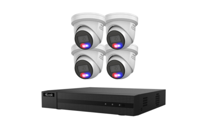 HiLook 4 x 8MP Cameras CCTV Kit: 4 x Strobe AI Cameras + 4CH NVR Bundle Product vendor