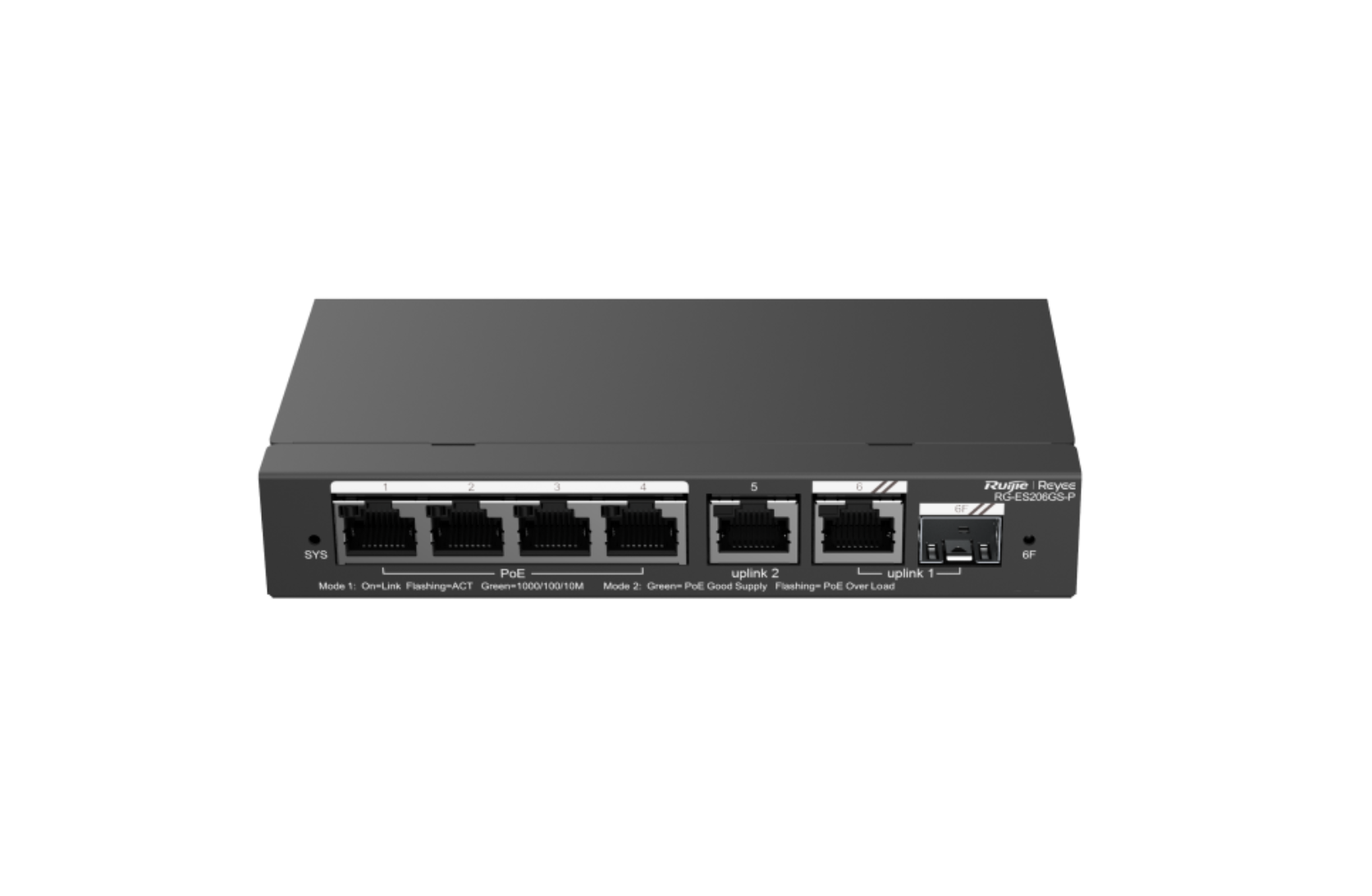 Ruijie RG-ES206GS-P, 6-Port Gigabit Smart Cloud Managed PoE Switch Product vendor