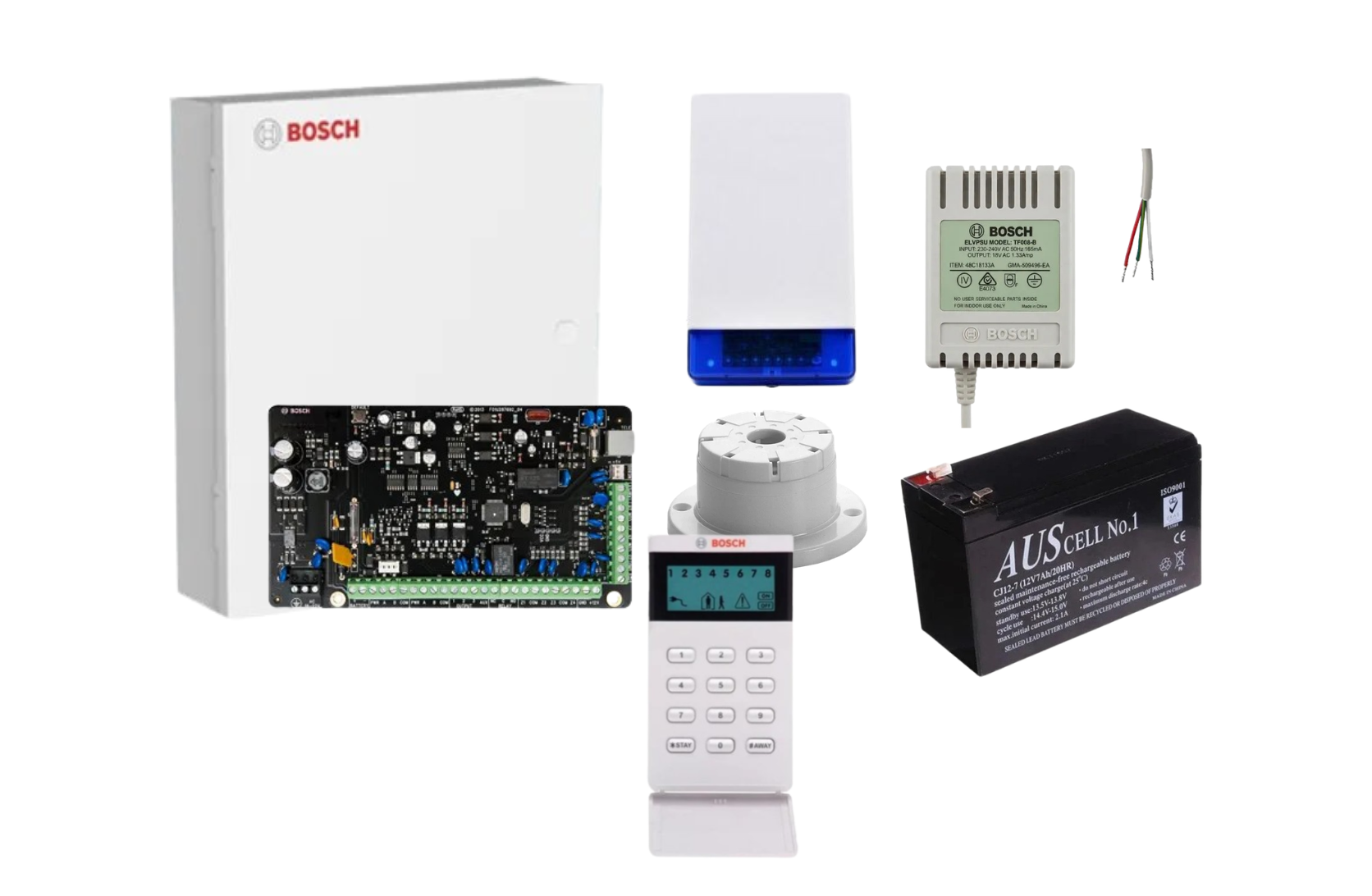 Bosch Solution 2000 Alarm Kit with LCD Icon Keypad – No Detectors Product vendor