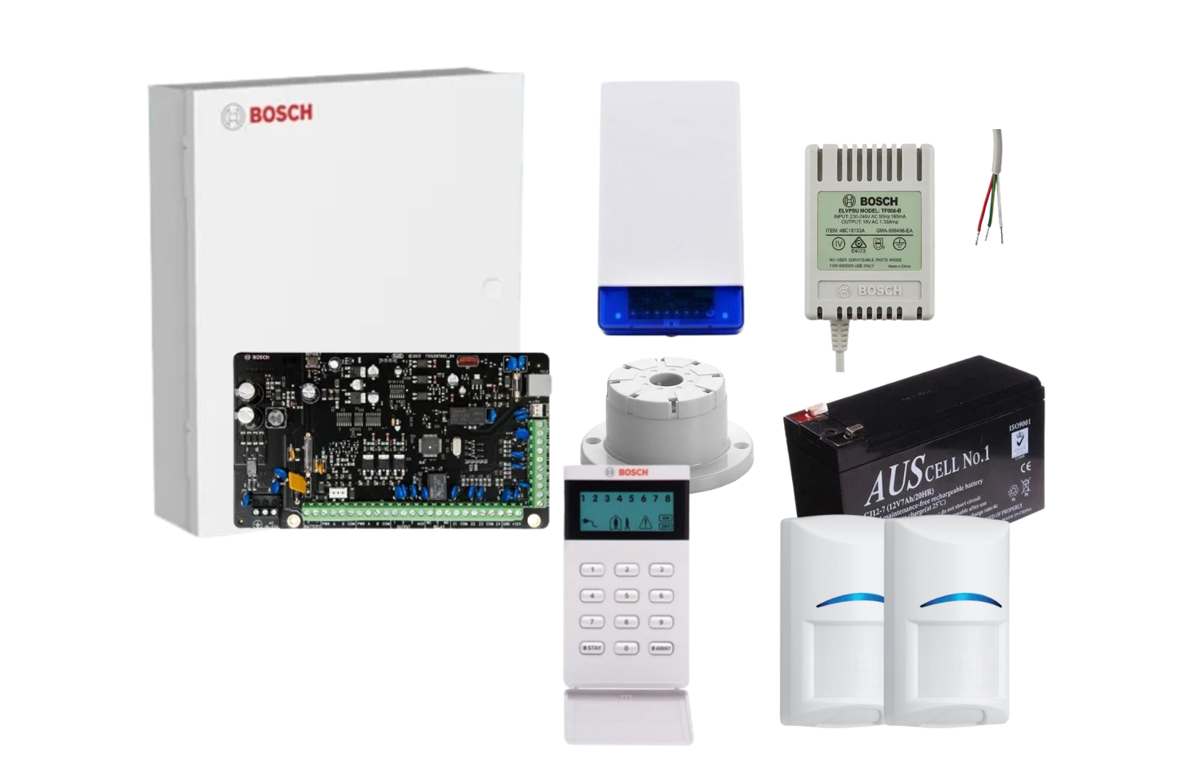 Bosch Solution 2000 Alarm Kit with LCD Icon Keypad and 2 x Bosch Gen2 Quad PIRs Product vendor