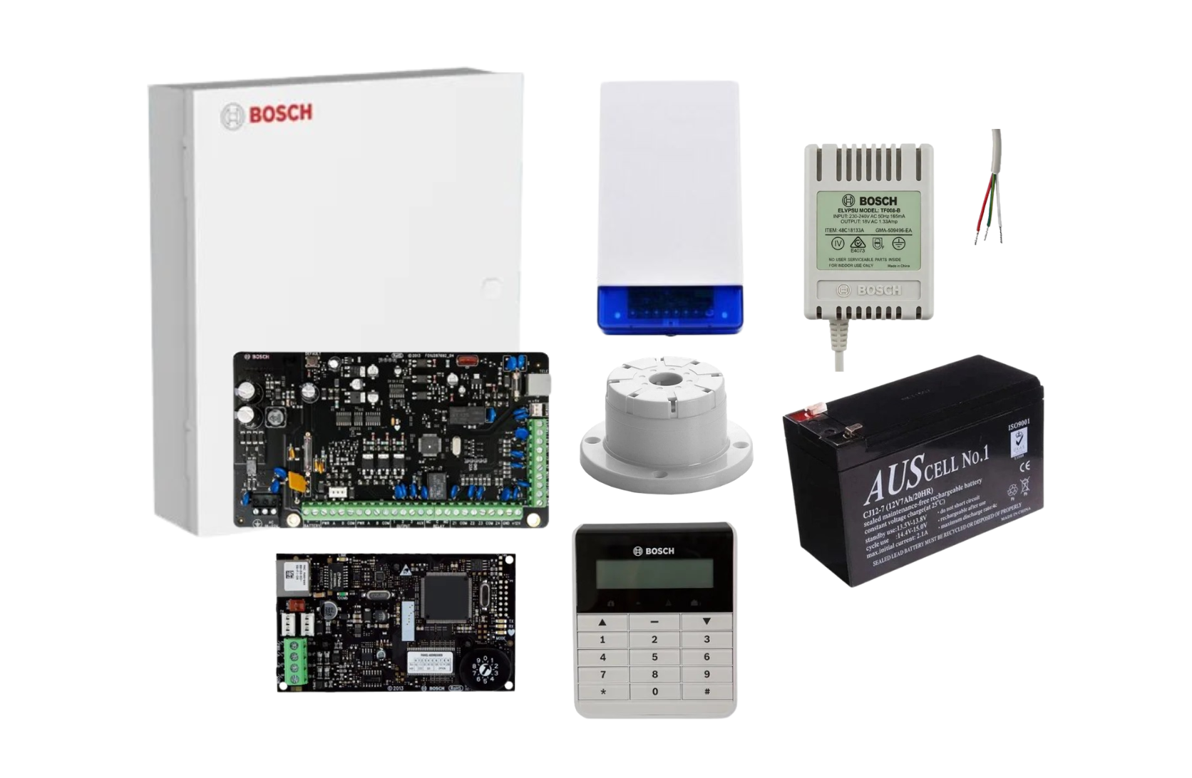 Bosch Solution 2000 IP Alarm Kit with Text Keypad – No Detectors Product vendor