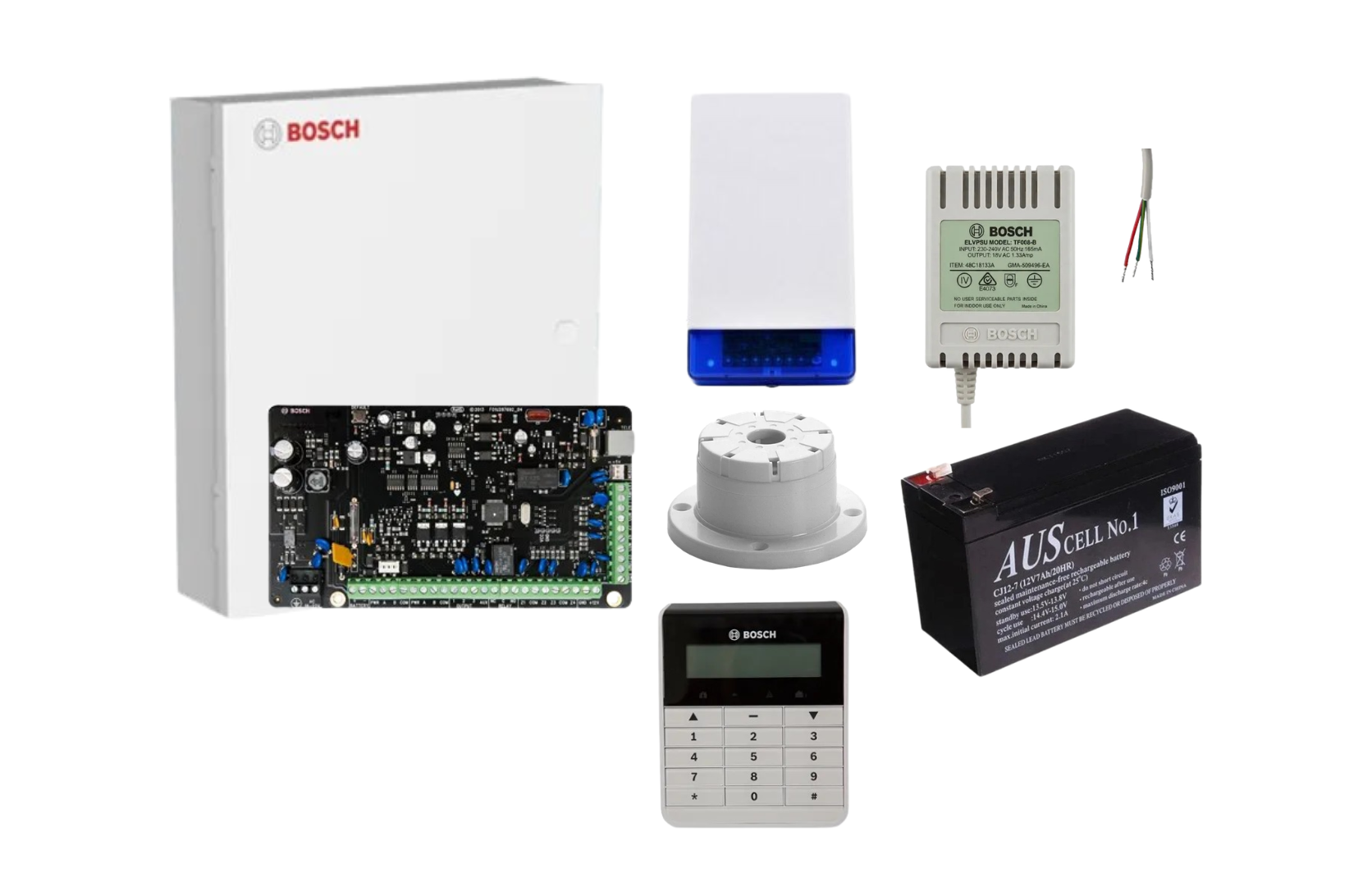 Bosch Solution 2000 Alarm Kit with Text Keypad – No Detectors Product vendor