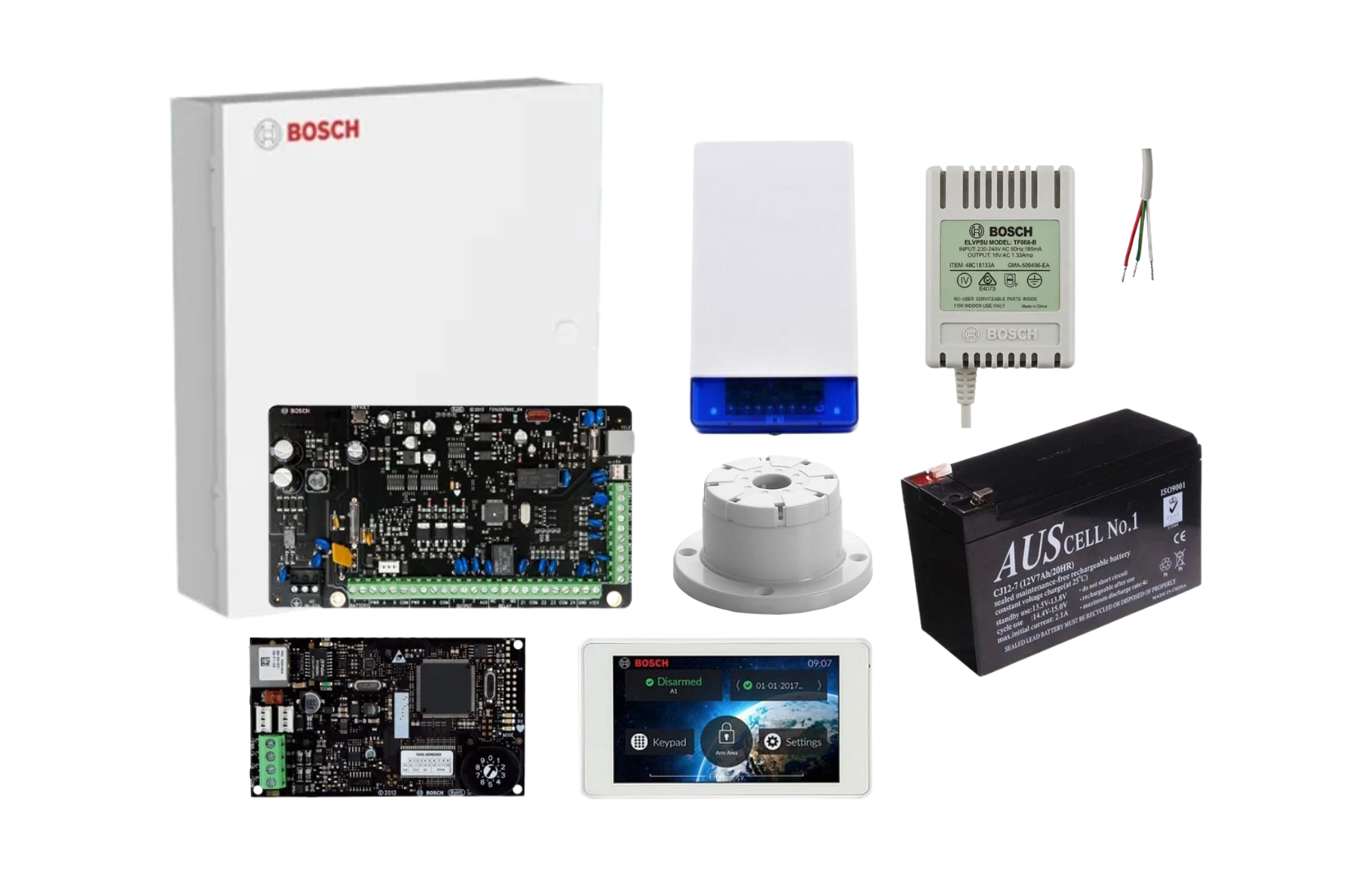 Bosch Solution 2000 IP Alarm Kit with 5 Touch Screen Keypad – No Detectors Product vendor