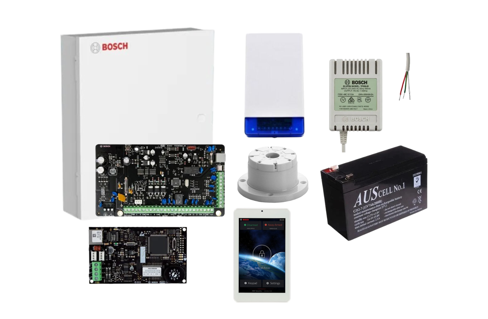 Bosch Solution 2000 IP Alarm Kit with 7 Touch Screen Keypad – No Detectors Product vendor
