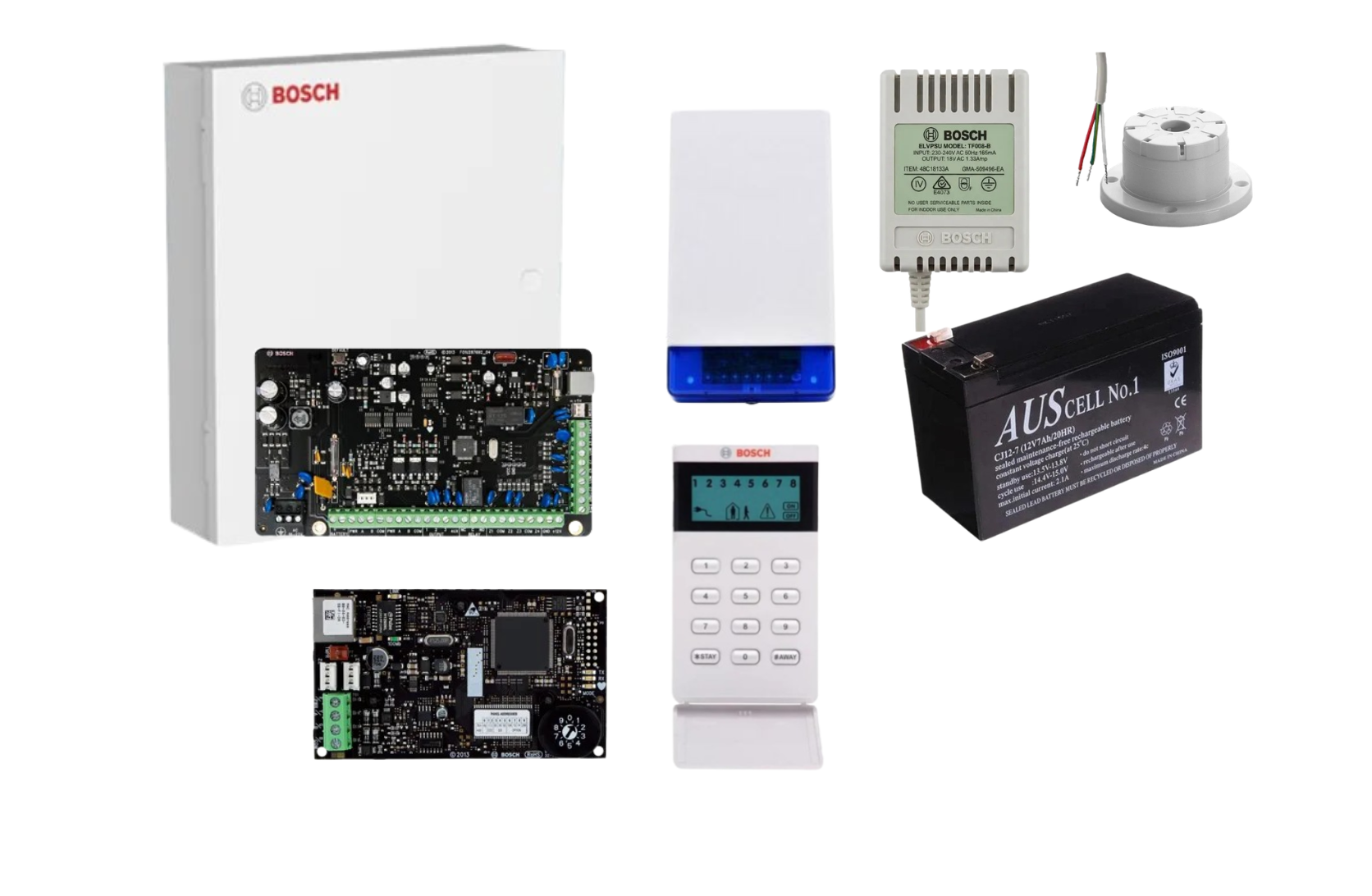 Bosch Solution 3000 IP Alarm Kit with LCD Icon Keypad – No Detectors Product vendor