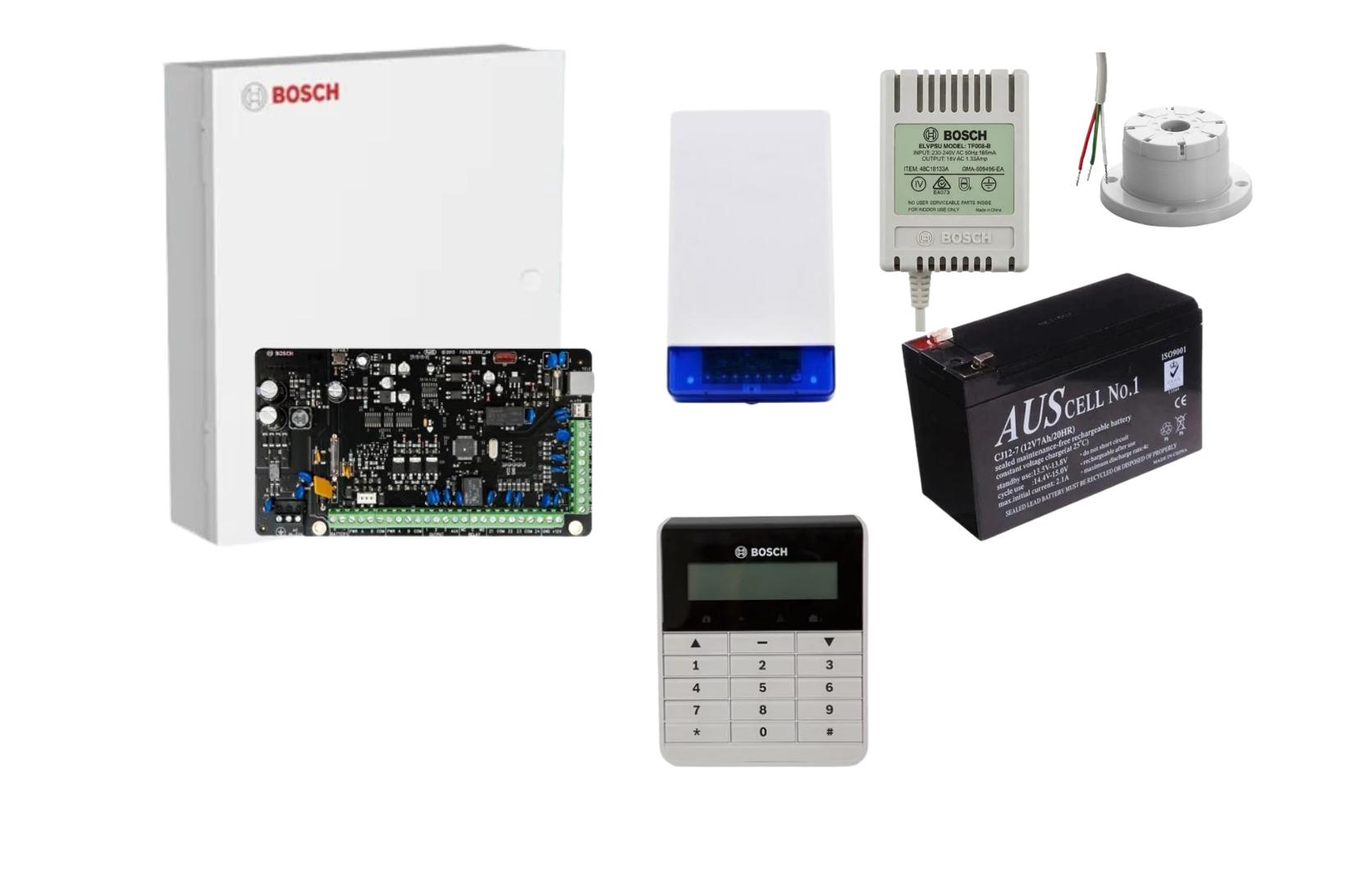 Bosch Solution 3000 Alarm Kit with Text Keypad – No Detectors Product vendor