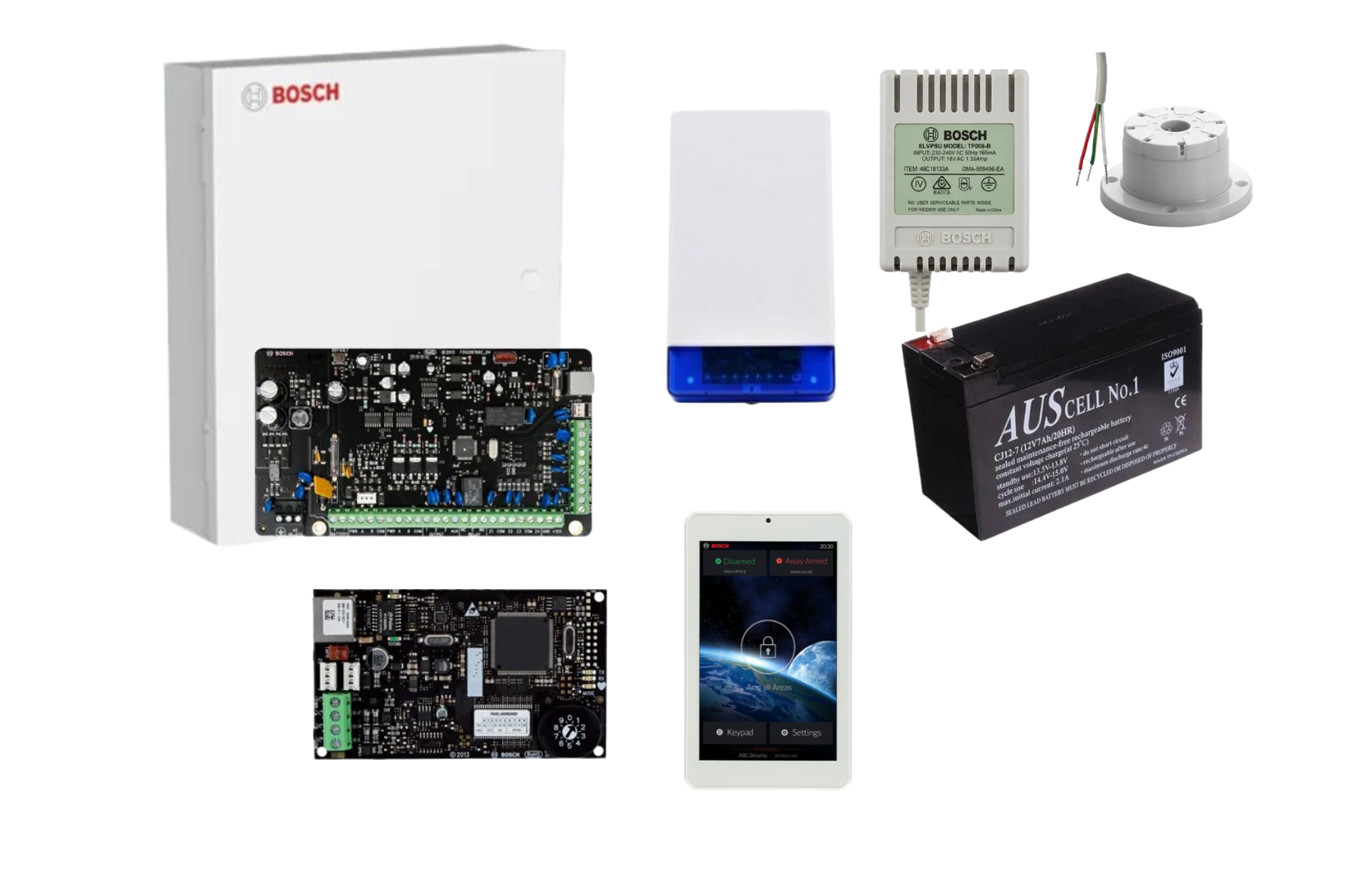 Bosch Solution 3000 IP Alarm Kit with 7 Touch Screen Keypad – No Detectors Product vendor