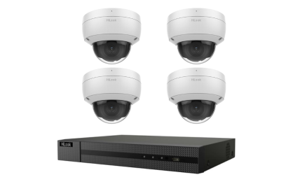 HiLook 6MP Acusense 4 Camera 4CH Dome Kit – 4 x IPC-D261H-MU - Security Zone Online