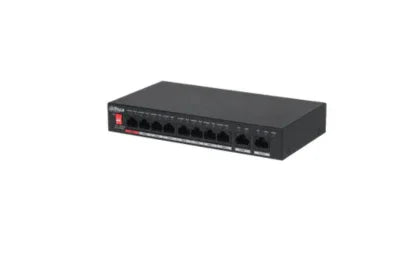 Dahua 10-Port Unmanaged Desktop Switch with 8-Port PoE - DH-PFS3010-8ET-96-V - Security Zone Online