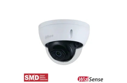 Dahua 5MP IR Fixed focal Dome WizSense Network Camera DH-IPC-HDBW3541EP-S-0280B - Security Zone Online