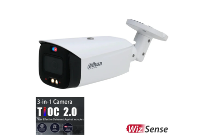 Dahua 8MP TiOC Active Deterrence 2.0 IP Bullet Fixed 2.8mm Network Camera DH-IPC-HFW3849T1P-AS-PV-0280B-S3 - Security Zone Online
