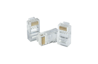 Dahua UTP CAT6 15U" Pass Through RJ45 Connector / CAT6 RJ45 Network Plug (100pcs/Pack) DH-PFM976-631-PT - Security Zone Online