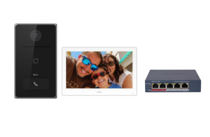 HA-KIT-IP2_POE Hilook IP Video Intercom Kit With 4 Port PoE Switch - Security Zone Online