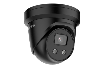 Hikvision Acusense BLACK DS-2CD2386G2-IU IP Camera 8MP 4K Turret Network Camera with Mic - Security Zone Online