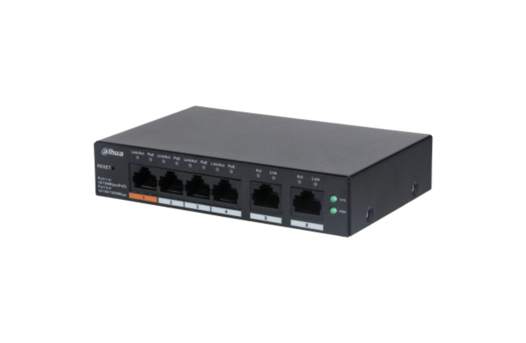 Dahua 6-Port CS4006-4ET-60 Cloud Managed Desktop Switch with 4-Port PoE Product vendor
