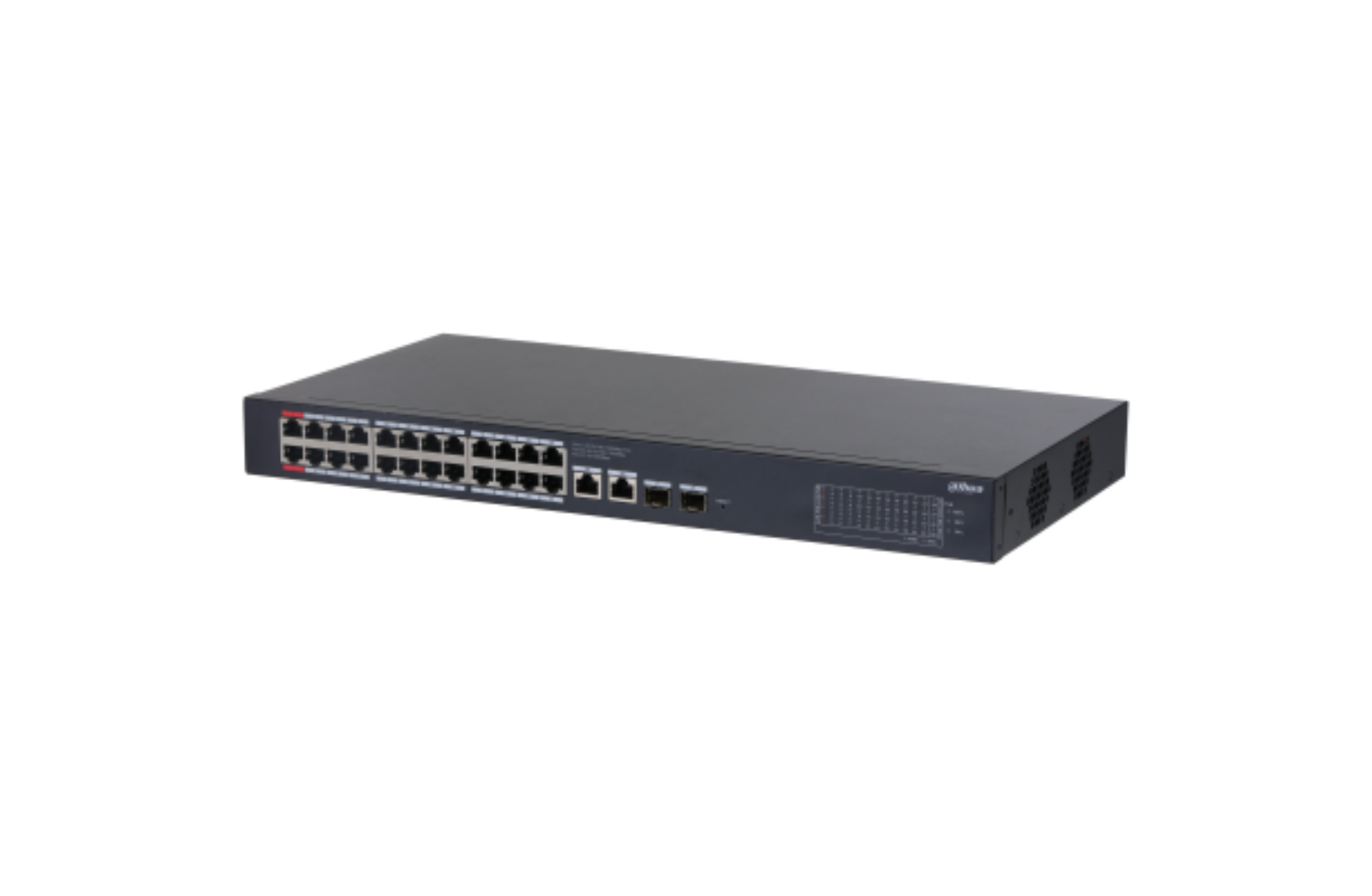 Dahua 28-Port CS4228-24GT-375 Cloud Managed Desktop Gigabit Switch with 24-Port PoE Product vendor
