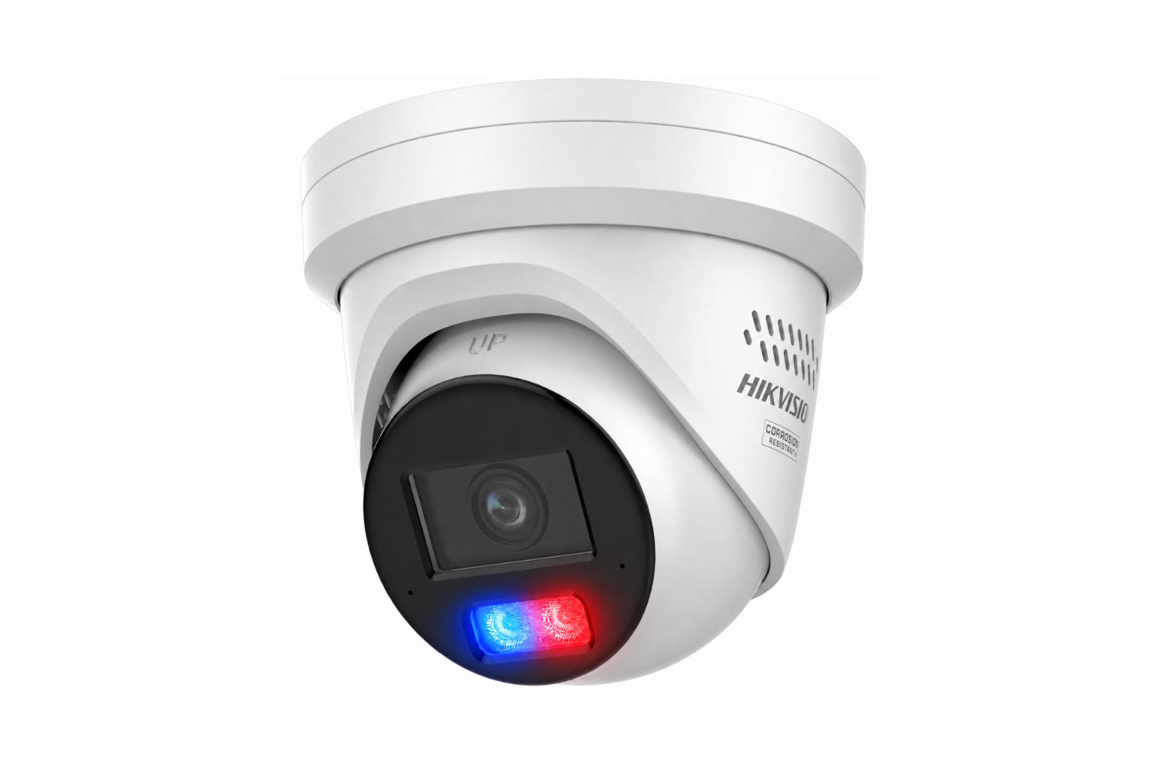 Hikvision DS-2CD2387G3-LIS2UY/SRB 8 MP Smart Hybrid Light with ColorVu Fixed Turret Network Camera Red Blue Strobe Product vendor
