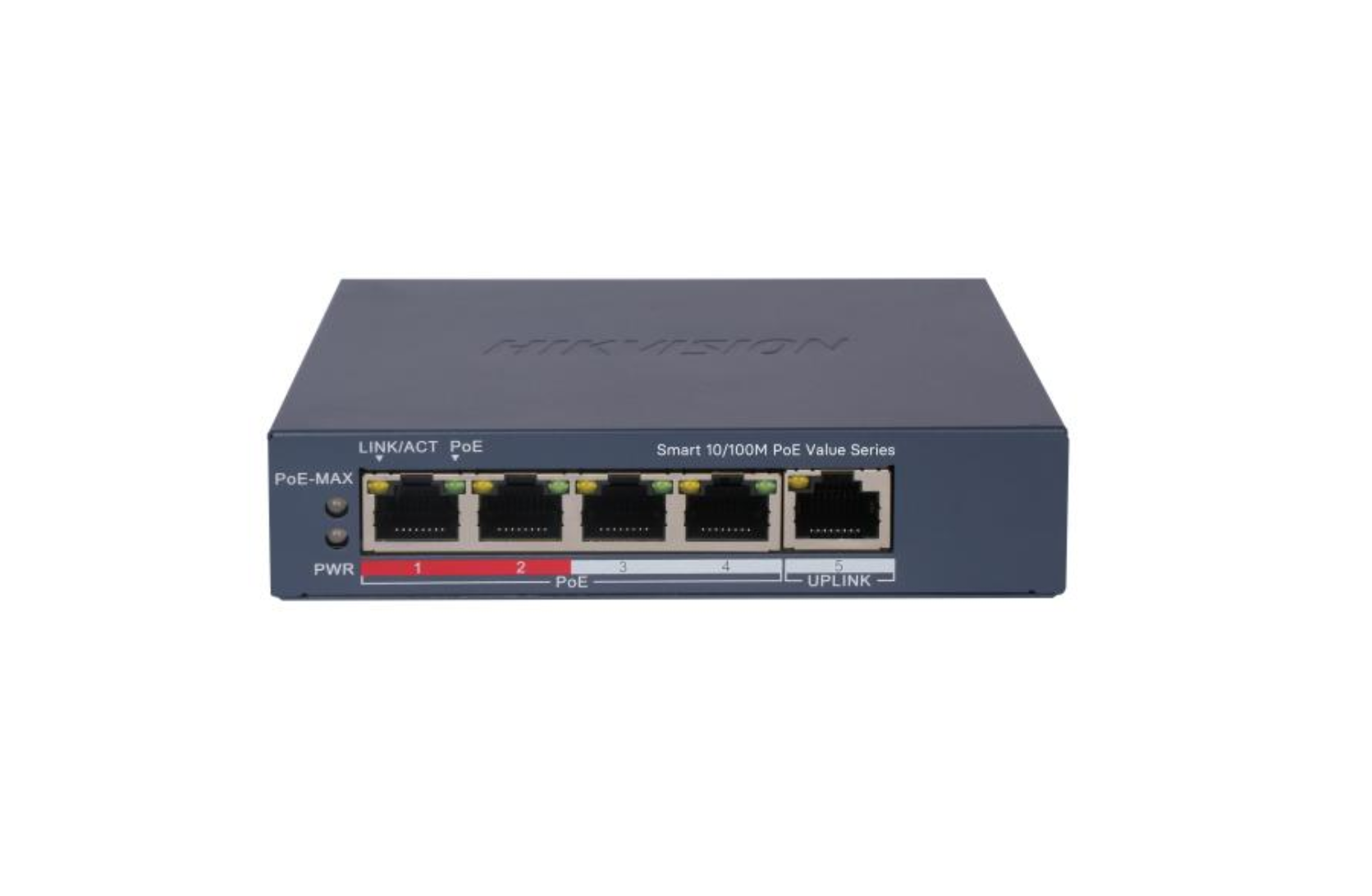 Hikvision DS-3E1105P-EI/M 4 Port Fast Ethernet Smart POE Switch Product vendor