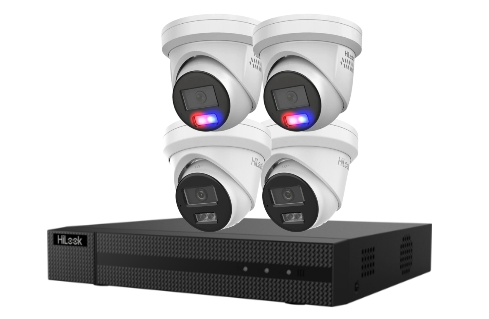 HILook by Hikvision 4 x 6MP Cameras & 8CH NVR CCTV Kit: 4 AI Turret Cameras + 8CH NVR Bundle Product vendor
