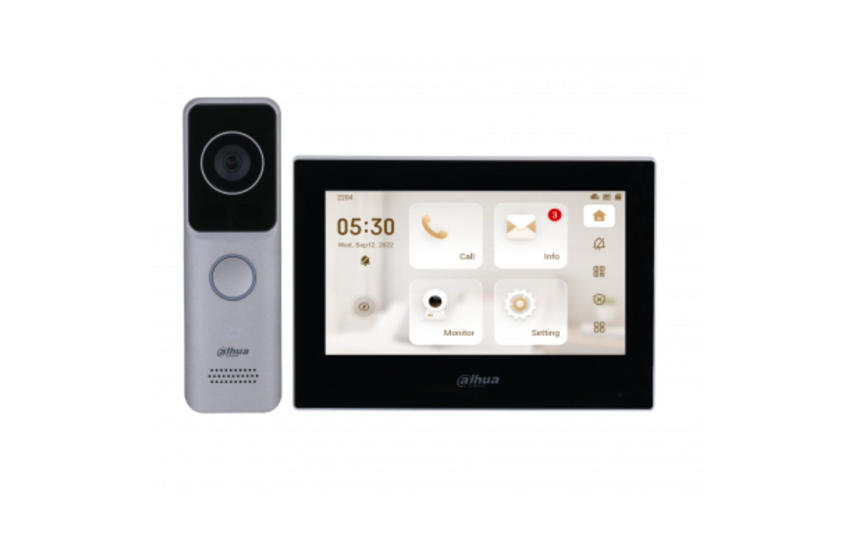 Dahua KTW02 Wi-Fi Villa Door Station & IP Indoor Monitor Kit Product vendor