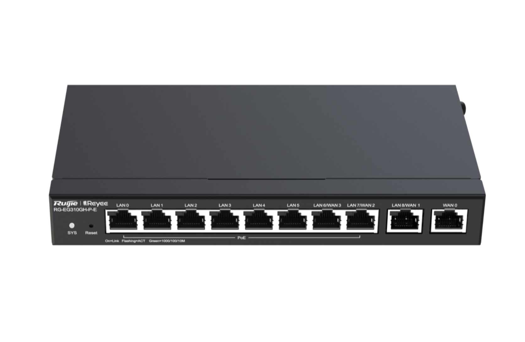 Ruijie RG-EG310GH-P-E, Reyee10-Port High-Performance Cloud Managed PoE Office Router Product vendor