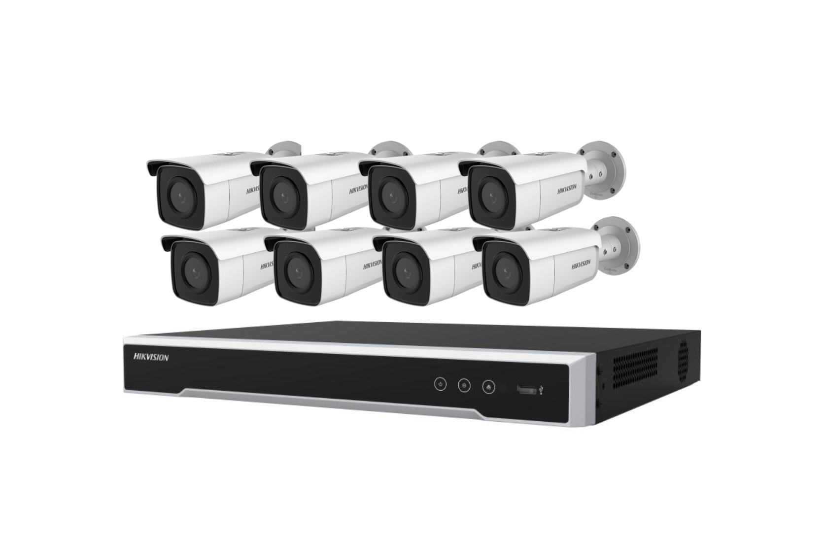 Hikvision 6MP 8CH CCTV Kit: 8 Bullet Cameras with AcuSense + 8CH PoE NVR Product vendor