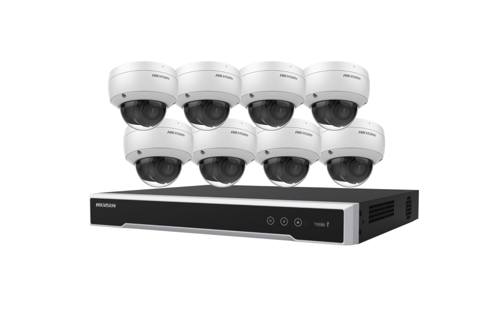 Hikvision 6MP 8CH CCTV Kit: 8 Fixed Dome Cameras with AcuSense + 8CH PoE NVR Product vendor