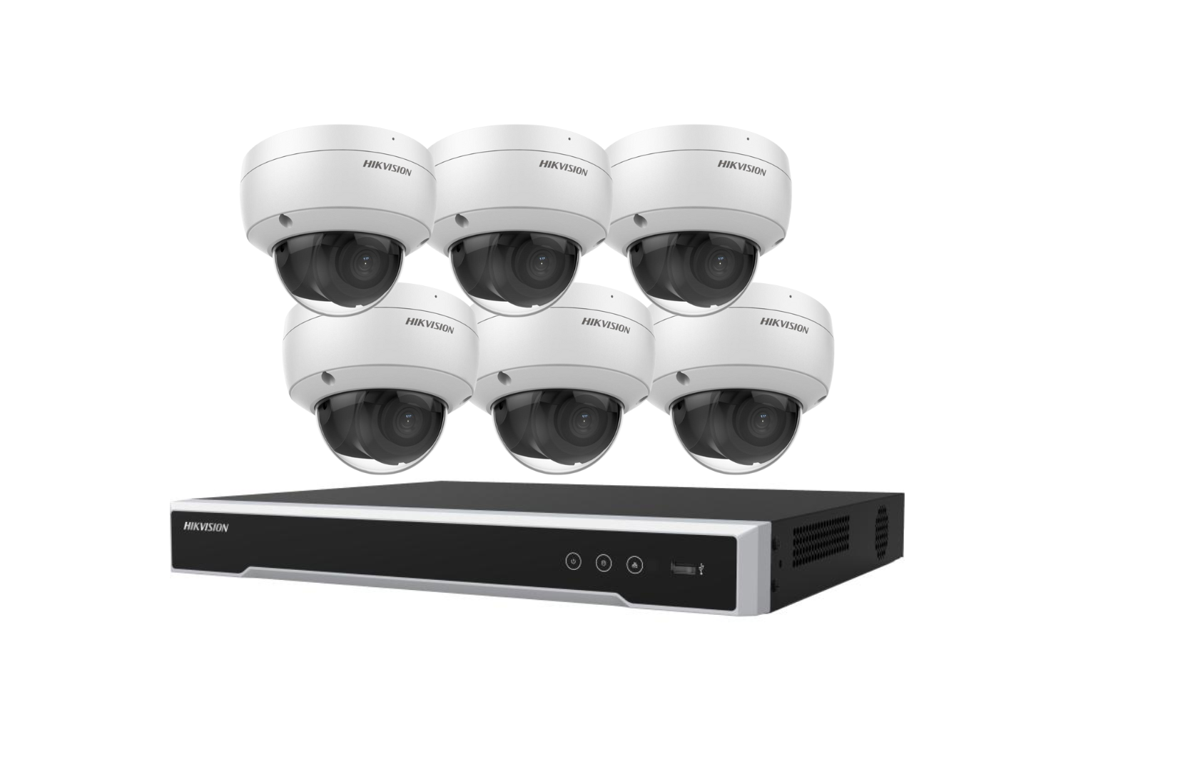 Hikvision 6MP 8CH CCTV Kit: 6 Fixed Dome Cameras with AcuSense + 8CH PoE NVR Product vendor