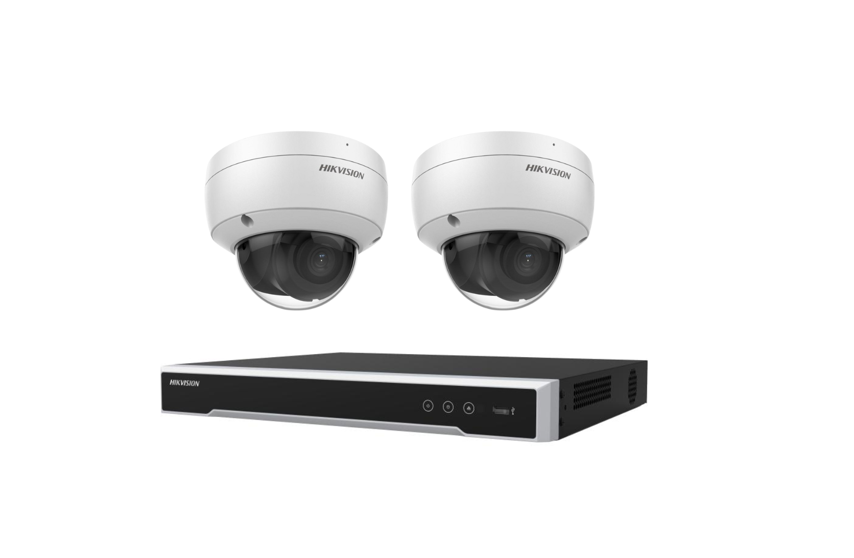 Hikvision 6MP 4CH CCTV Kit: 2 Fixed Dome Cameras with AcuSense + 4CH PoE NVR Product vendor