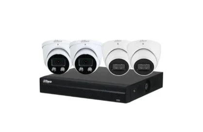 Dahua 6 MP + 8 Channels Kit: 2 x 6MP TiOC and 2 x 6MP Turret Cameras with 8CH AI NVR - Security Zone Online