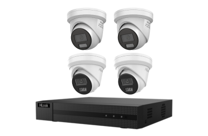 HILook by Hikvision 4 x 6MP Cameras & 8CH NVR CCTV Kit: 4 AI Turret Cameras + 8CH NVR Bundle - Security Zone Online