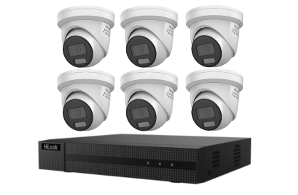 HiLook by Hikvision 6MP Acusense 6 Camera , 8CH NVR Kit – ACDC All in one Camera with Colour Deterrance - Security Zone Online
