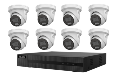 HiLook by Hikvision 6MP Acusense 8 Camera , 8CH NVR Kit – ACDC All in one Camera with Colour Deterrance - Security Zone Online