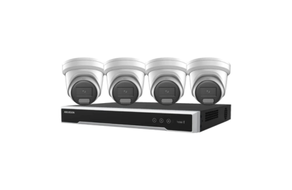 Hikvision 4 x 8MP Strobe Light, Two-way Audio, Alarm Cameras & 8 Channel NVR CCTV Kit: 4 x ColorVu Turret Cameras + 8CH 8K NVR Bundle Product vendor